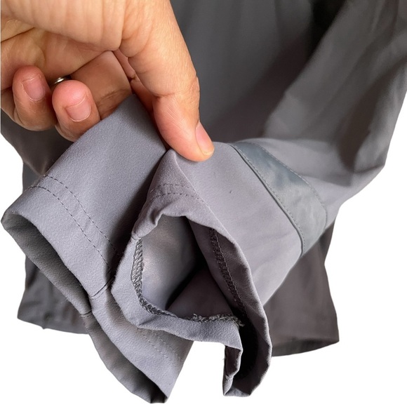 Under Armour Grey Storm 3/4 Zip up with Hood Pull Over Light Athematic Top - Picture 8 of 11